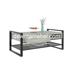 Coffe Table Size 100 - EXPO MCT 1048 / Grey Stone-Black Text 